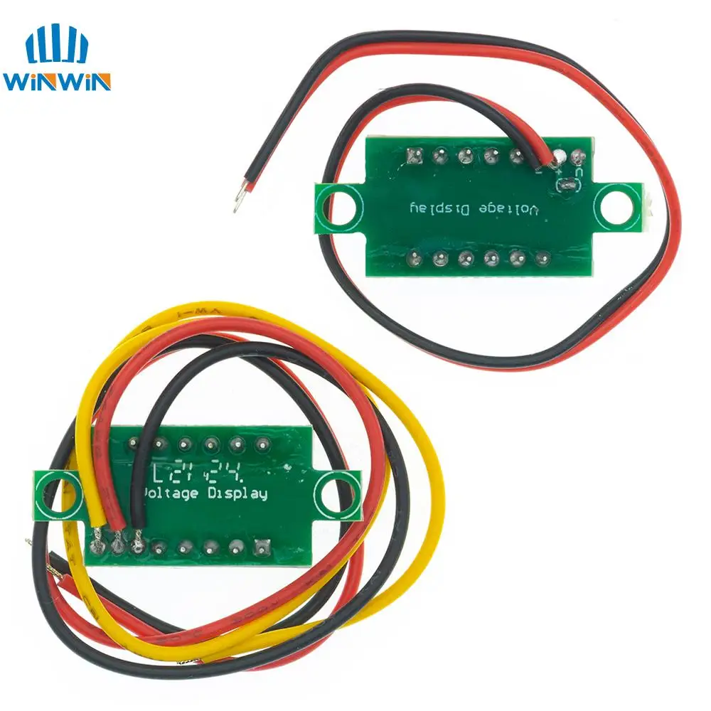 Цифровой вольтметр 0 36 дюйма красный зеленый синий постоянный ток 36-40 В 0-2 5 100