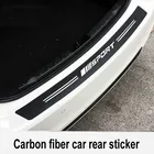 Наклейка на бампер спортивного автомобиля из углеродного волокна для Mercedes Benz AMG w117 cla45 w205 c63 w212 e63 w207 w176 a45 x156 gla45, Стайлинг