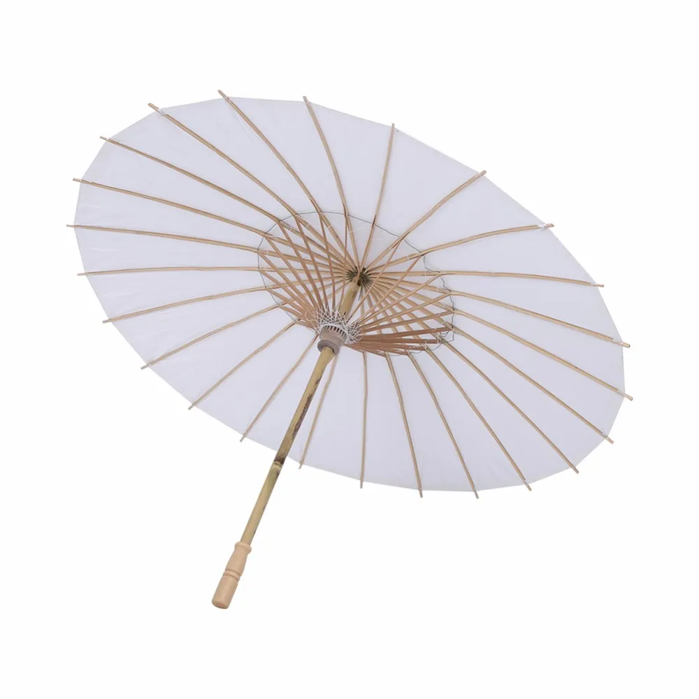 Бамбуковый зонт из белой бумаги салфетка зонтик китайское традиционное