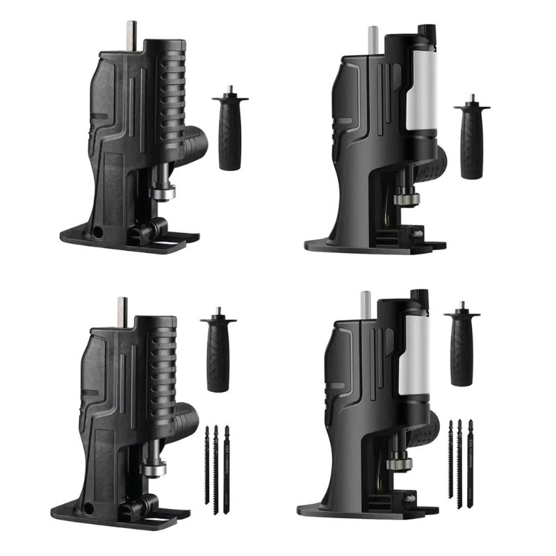 

Electric Drill Adapter for Household Woodworking Cutting with Handheld Portable Electric Saber Saw Modified Electric Saw