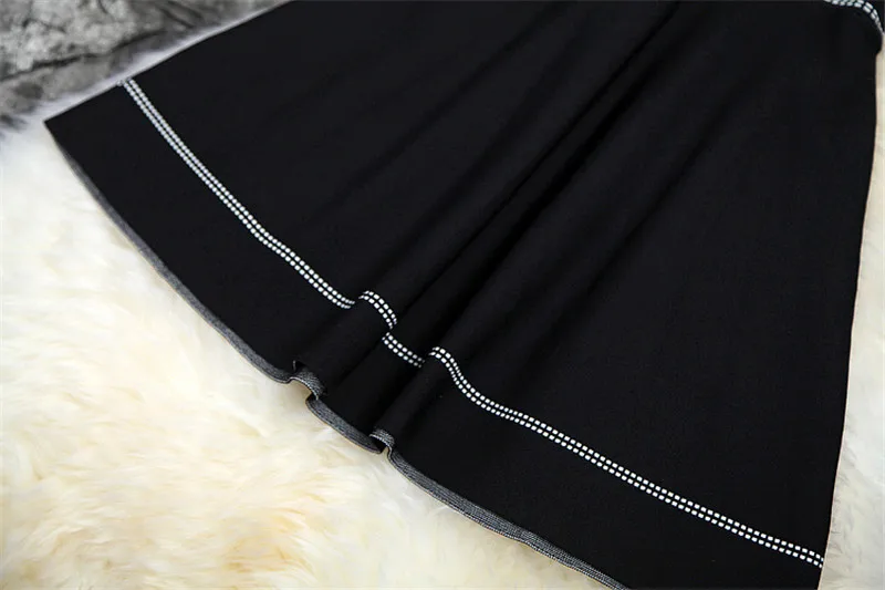 Новое Брендовое модное дизайнерское осеннее платье для подиума женское Vestidos с длинными рукавами и пуговицами, однотонные короткие вязаные платья-свитера Aline