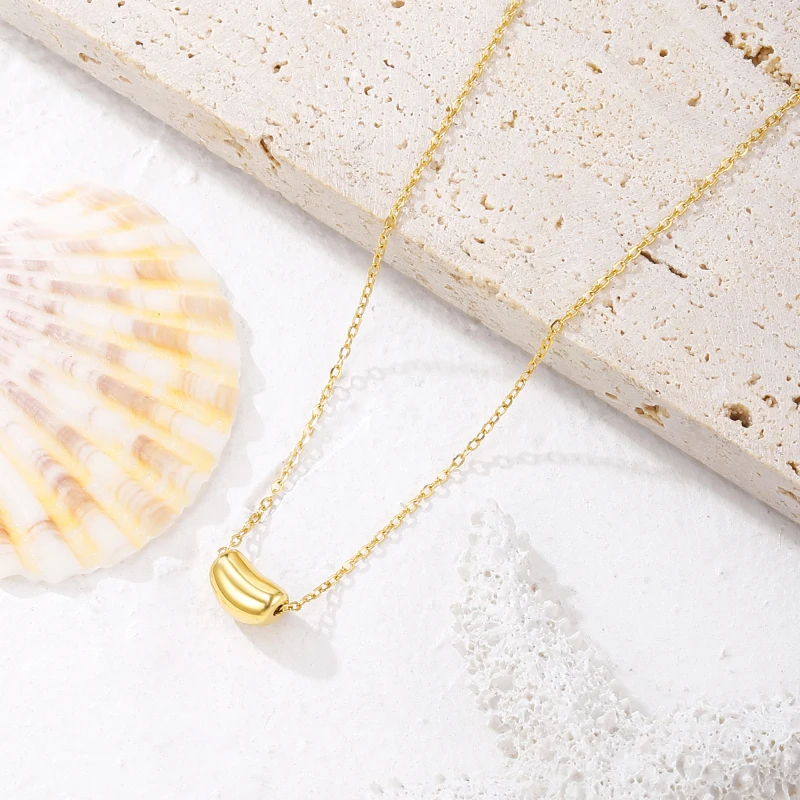 Простая тонкая золотая цепочка из звеньев для женщин 2021 сексуальная на шею