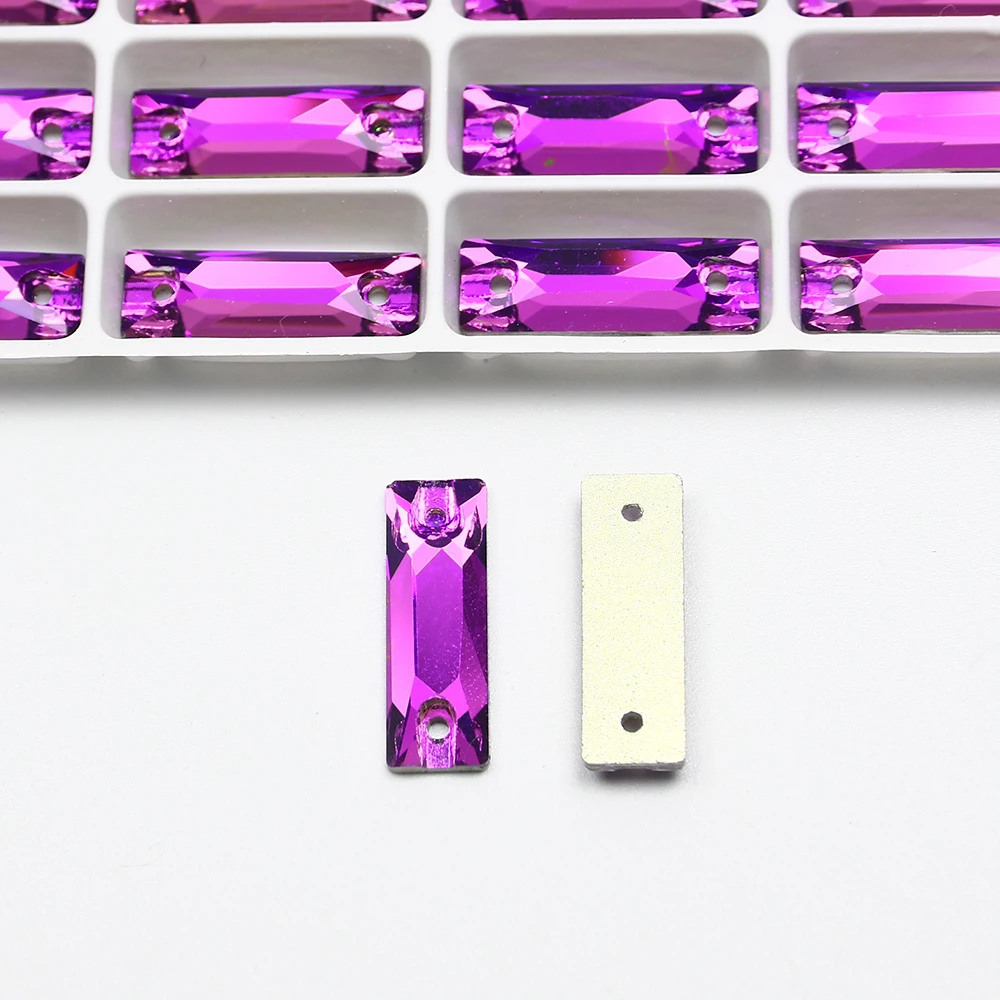 Прямоугольник Швейные Кристаллы Стразы аппликация шить на горный хрусталь с