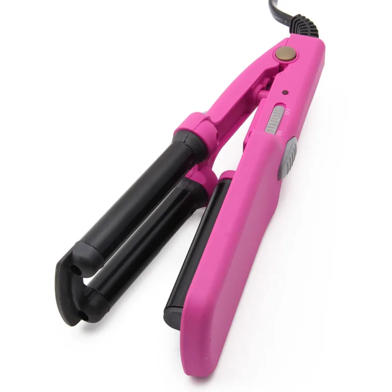 

Mini Ceramic Hair Crimper Curler Curling Iron Tong Modeling Waving Wand Roller Salon Portable Electric Hair Styling Tool