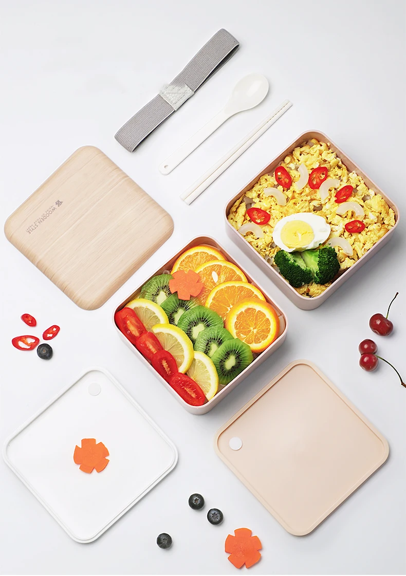 1 шт. дорожная коробка для еды Bento Snack сэндвич в японском стиле Ланч-боксы для детей школьный Ланчбокс контейнеры для еды