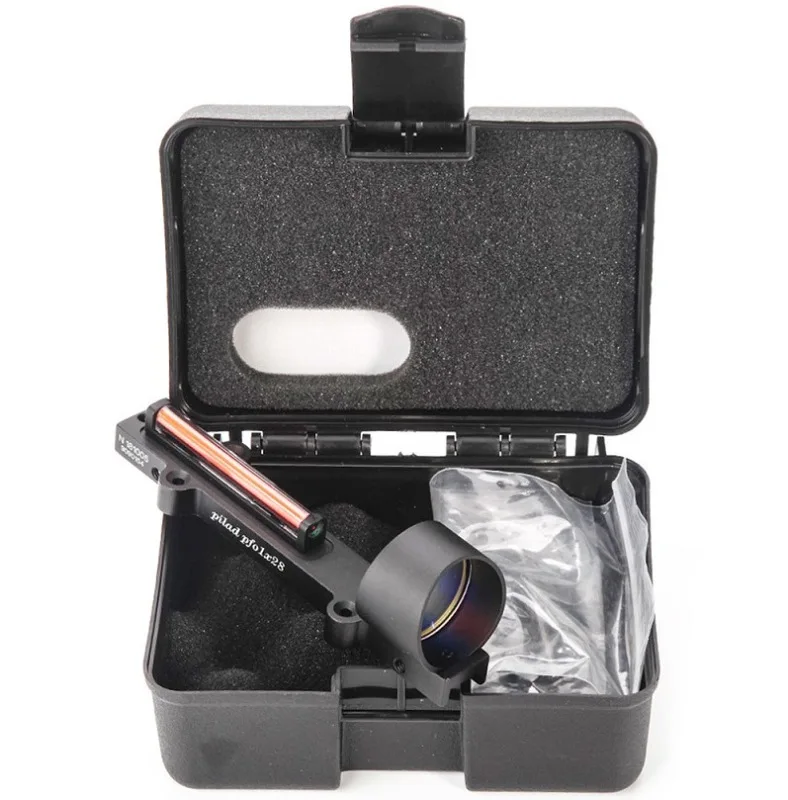 Красное/зеленое волокно красная точка прицел 1x28 Коллиматорный подходит для