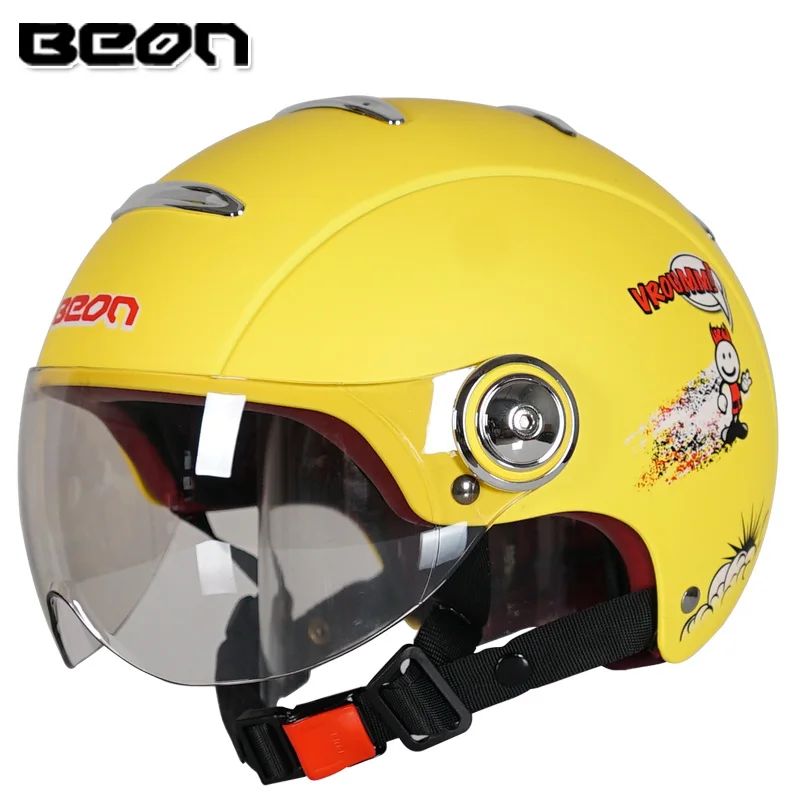 BEON B-105 Ретро винтажный полушлем Открытый мотоциклетный шлем для мотоцикла -