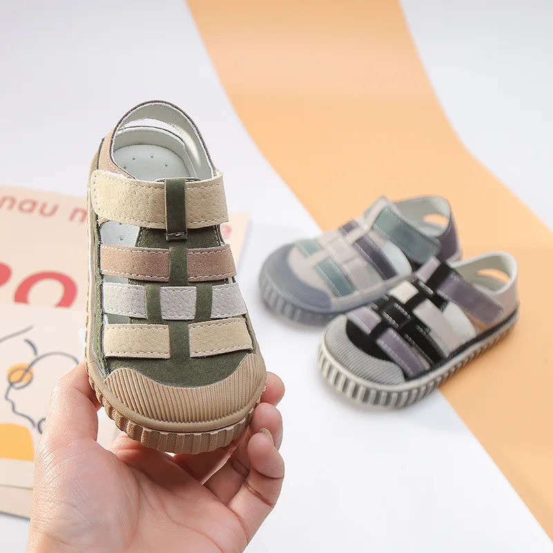 

Spirng Summer Autumn Children's Casual Shoes Hook and Loop Kdis Canvas Shoes Boys and Girls Borad Shoes Flats