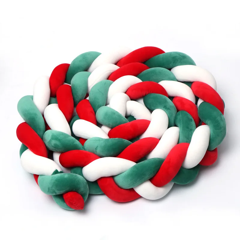 1-4 м Рождественский подарок Детские кроватки бампер узел Новорожденный Хлопок