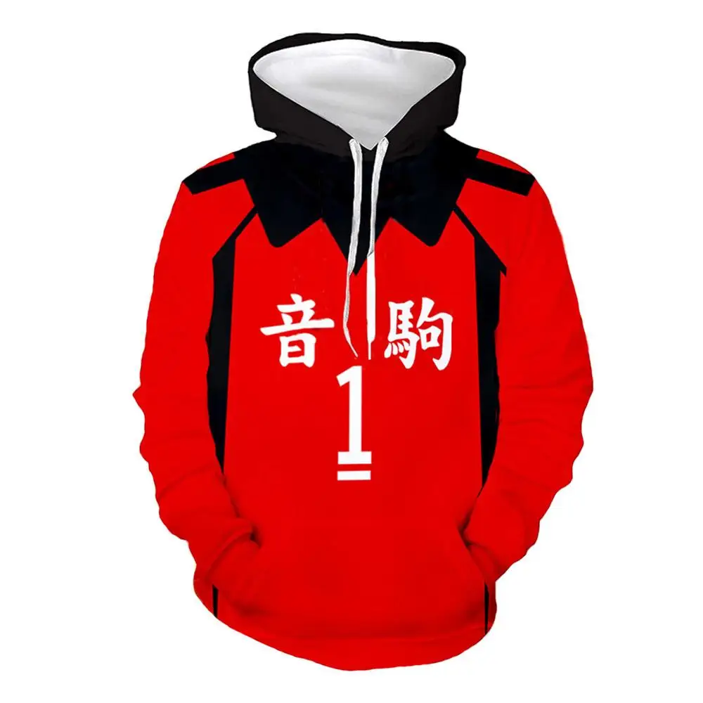 

Haikyuu Hoodie Cosplay Hooded Hoodie 3D Printed Jacket Coat Sweatshirt Pullover
