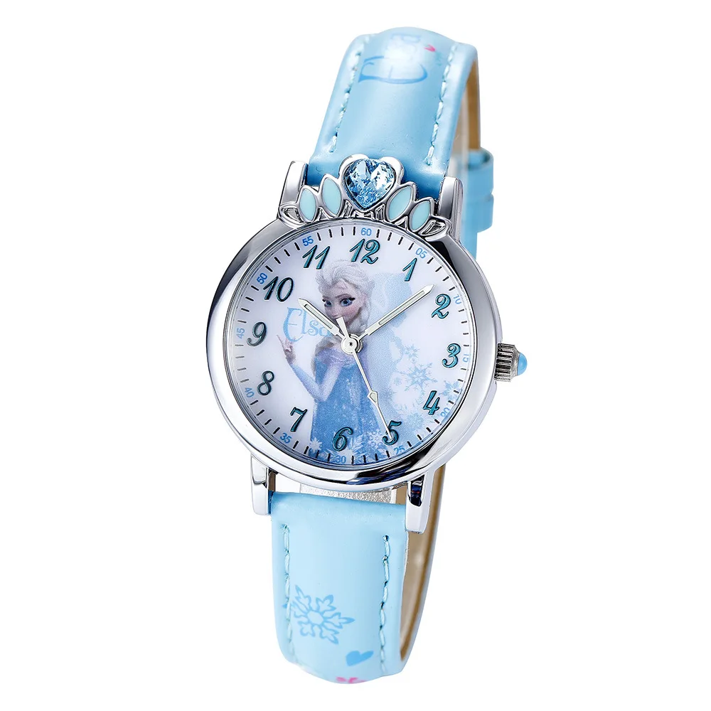 

Authentic Disney Frozen Children's Women's Watch Diamond Crown Princess Series Watch Elementary School Children's Quartz Watch