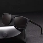 Очки солнцезащитные мужские квадратные, винтажные брендовые дизайнерские, для рыбалки, вождения, классические зеркальные солнечные очки в ретро стиле