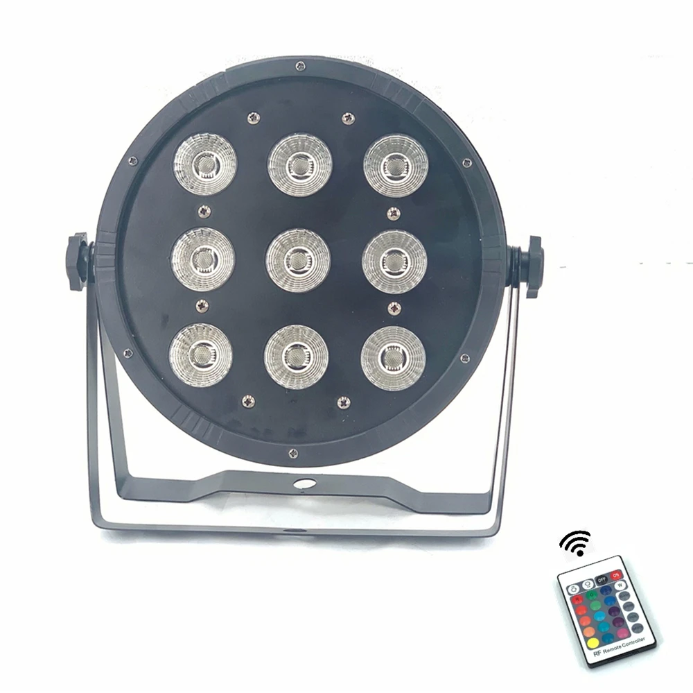 Беспроводной пульт дистанционного управления LED Par CREE 9x12 Вт 4 в 1 RGBW светодиодный