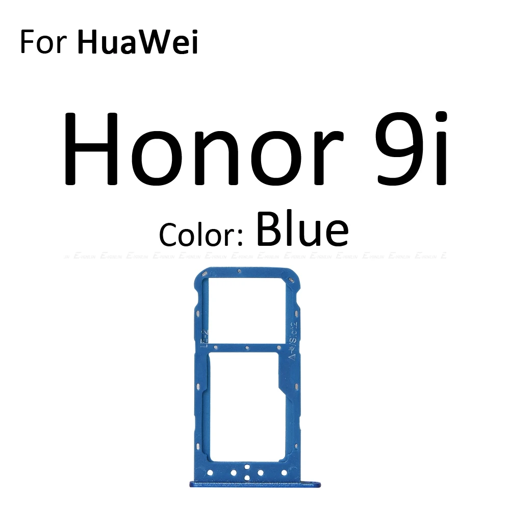 Сим-карты слот, разъем для лотка для устройства чтения sd-карт для Huawei Honor 9 Lite 9i Micro SD Держатель для карт с разъемом контейнер Запчасти для авто