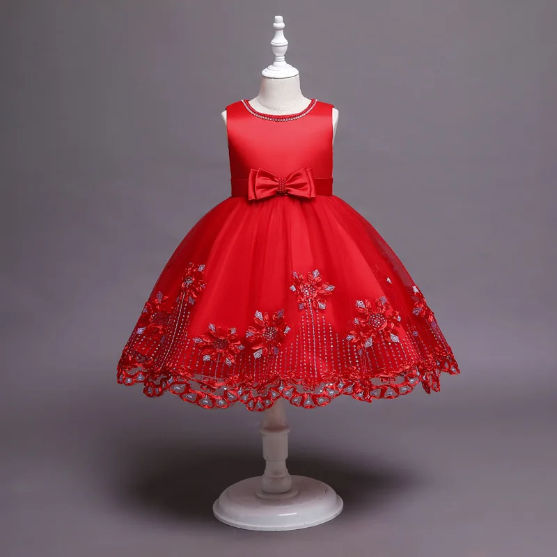 Детская одежда платье для девочек с цветами вечерние свадебные платья подружки
