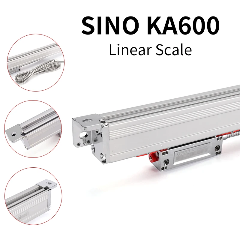 Линейная шкала SINO KA600 1100 мм 5 микрон TTL коэффициент 0 005 цифровая индикация для