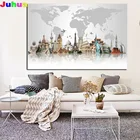 Алмазная 5D картина с изображением знаменитых зданий Биг-Бен Либерти, сделай сам, Карта мира, алмазная вышивка, мозаика, вышивка крестиком, современное искусство на холсте