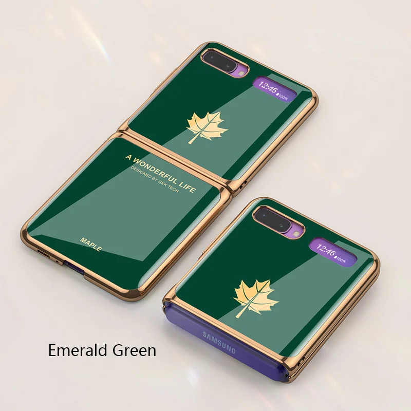 Luxury Fashion New Phone Case For Samsung Flip Creative Top Bottom Cover For Samsung Galaxy Z Flip Anti Fall Protective Funda