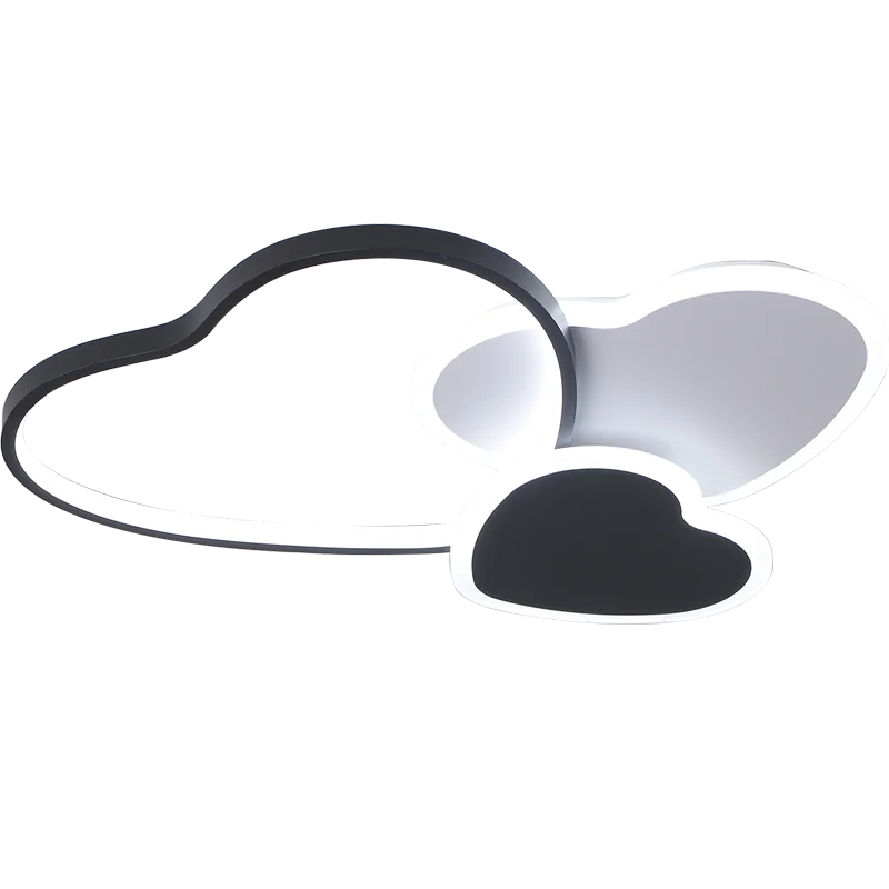 

Surface mounted Modern chandelier home lighting lustre led Black+White Minimalism led chandelier lighting For Bedroom Livingroom