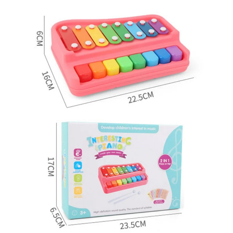 Барабанная музыкальная игрушка набор барабанов для малышей игрушки