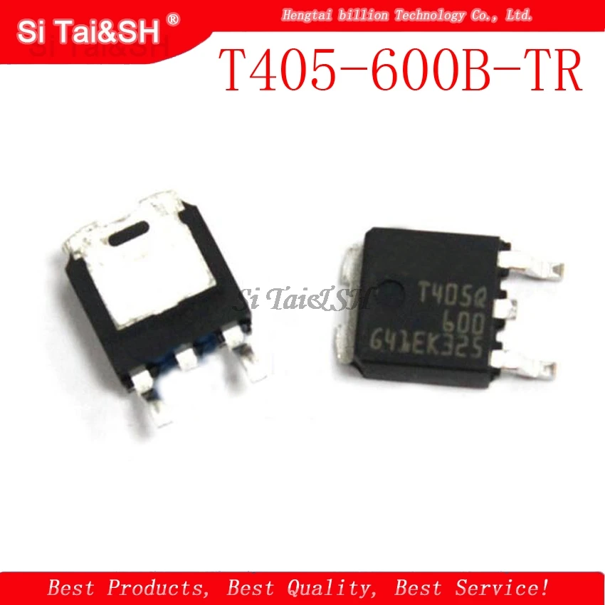 10 шт./лот T405-600B-TR T405-600B T40560 TRIAC SENS ворота 600V 4A DPAK к-252 | Электронные компоненты и