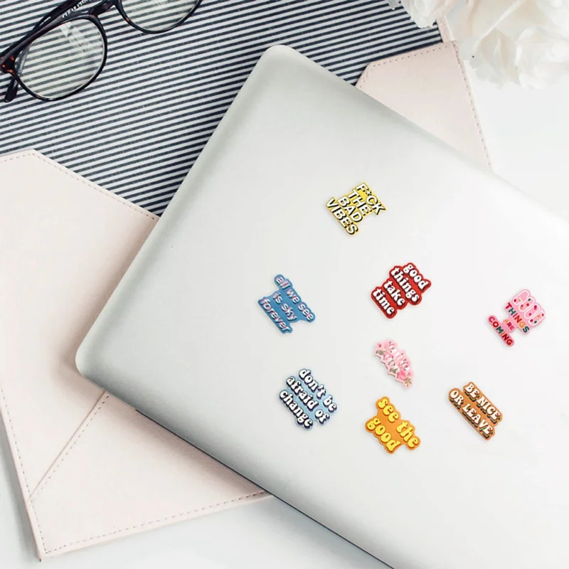 40 шт. вдохновляющие наклейки на английском граффити разные цвета стили слова