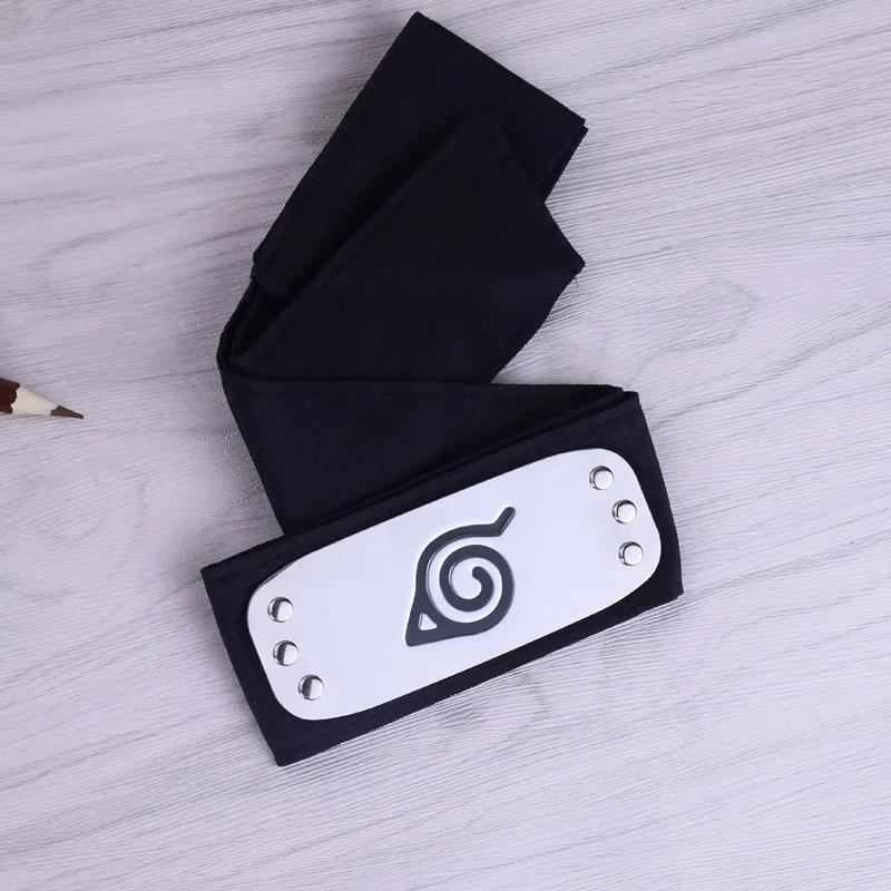 Аниме повязка Naruto Конохи логотип Konoha Итачи Учиха производства компании "Kakashi" Akatsuki членов карнавальный костюм аксессуары
