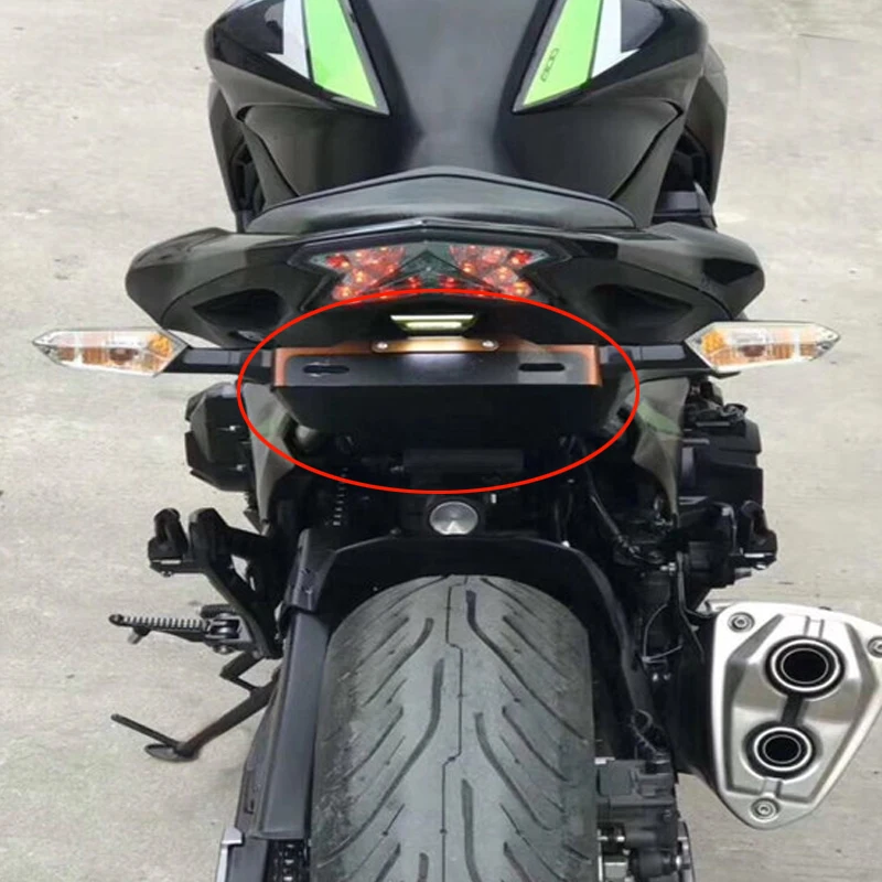 Кронштейн номерного знака светодиодный светильник для KAWASAKI Z800 Z 800 2013 2016