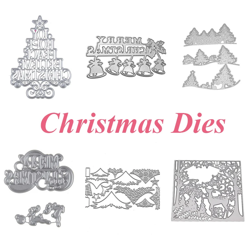 Рождественские высечки Рождественский декоративный картон вырезанный