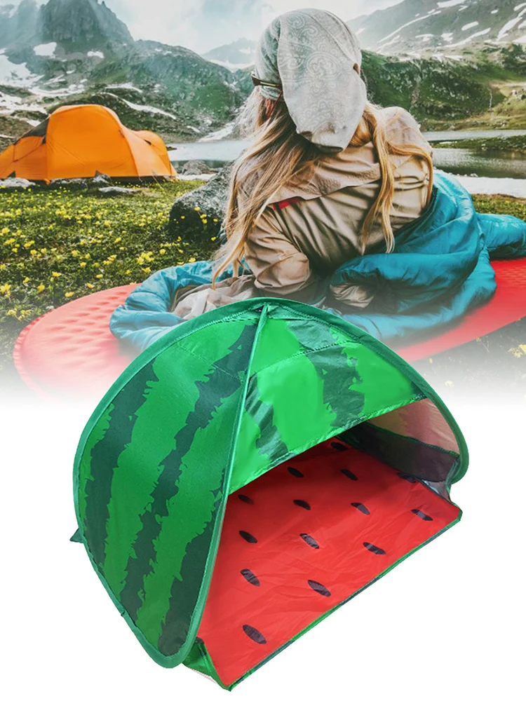 

Пляжная палатка с защитой от ветра, портативная складная автоматическая мини-палатка из ткани Оксфорд для защиты домашних животных, арбуза,...