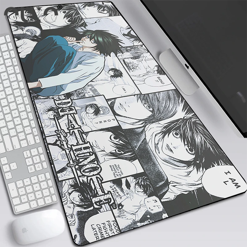 

Death Note MatsKira Gaming Mouse Pad Big Keyboard Mousepad Anime Notebook Gamer Accessories Padmouse 900x400x2mm Mat Dropship