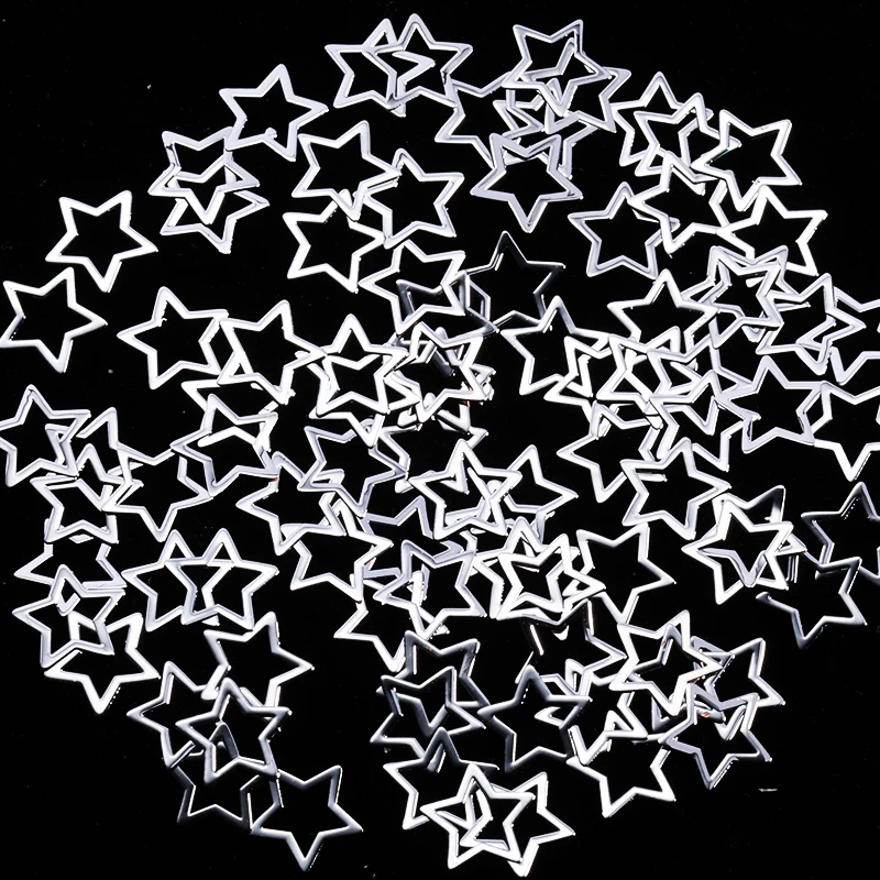 100 шт Смешанная форма Хэллоуин кошка паук летучая мышь металлические блестки