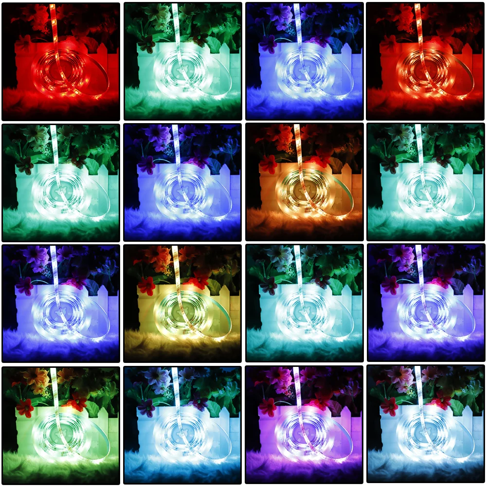 Уличный инструмент RGB светодиодная полоса USB гибкая водонепроницаемая