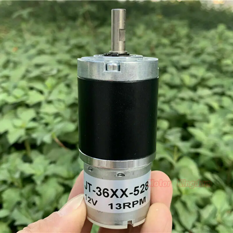 JT 36XX 528 36 мм полностью металлический планетарный мотор редуктор ed 12V13RPM медленная