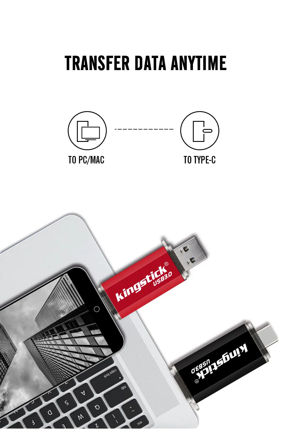 2 в 1 USB 3,0 tick type-C/OTG/Micro USB интерфейс 32 Гб 64 ГБ Usb флеш-накопитель 16 ГБ 128 ГБ флеш-накопитель usb