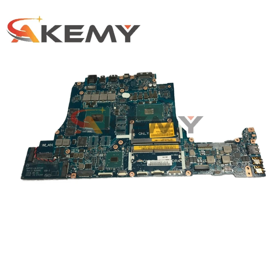 Günstig FÜR Dell FÜR Alienware 17 R4 Motherboard LA-D751P CN-087H1V 087H1V 87H1V SR32Q I7-7700HQ N17P-G1-B-KC-A1 100% Arbeits