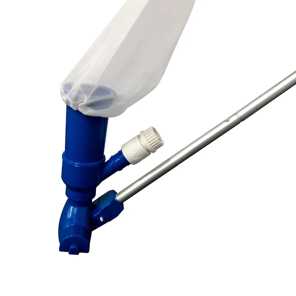 

Pool Vacuum Head Swimming Pool Wall Tile Clean Brush With 46in Leaf Skimmer Net Cleaning Brush Accessories Swimming Clean Tools