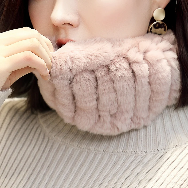 Зимний шарф кольцо Lantafe зимние аксессуары женские шарфы вязаный эластичный