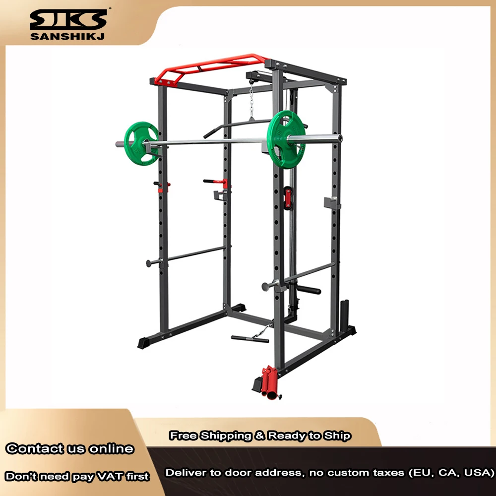 

Профессиональная сборная рама козловая многофункциональная домашняя Тяжелая подъемная машина Smith тренажер для фитнеса