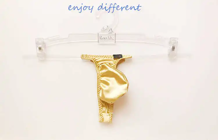 

A sexy short-waisted man's silk loincloth t pants mini men's transparent man's plastic belt male