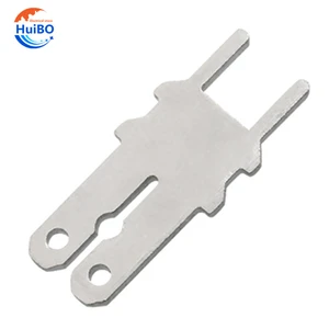 50/100pcs 2.8 Double-head Circuit Board Insert PCB Lug Generator Voltage Regulator Board Lug AVR Terminal Welding Sheet