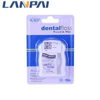 lanpai 50m dental flosser oral hygiene teeth cleaning spool toothpick
