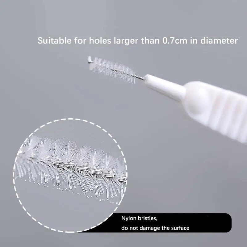 10Pcs Shower Head Cleaning Brush Anti-Clogging Small Brush Kitchen Bathroom Phone Gap Cleaning Brush Small Hole Drill Brushes