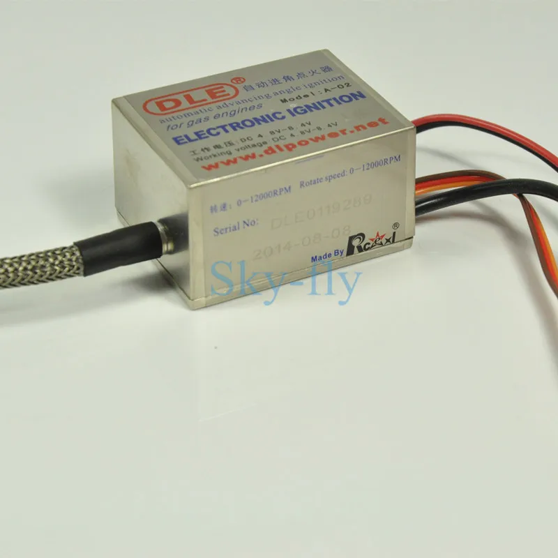 DLE55 используется только автоматическое электронное зажигание с ускорением для