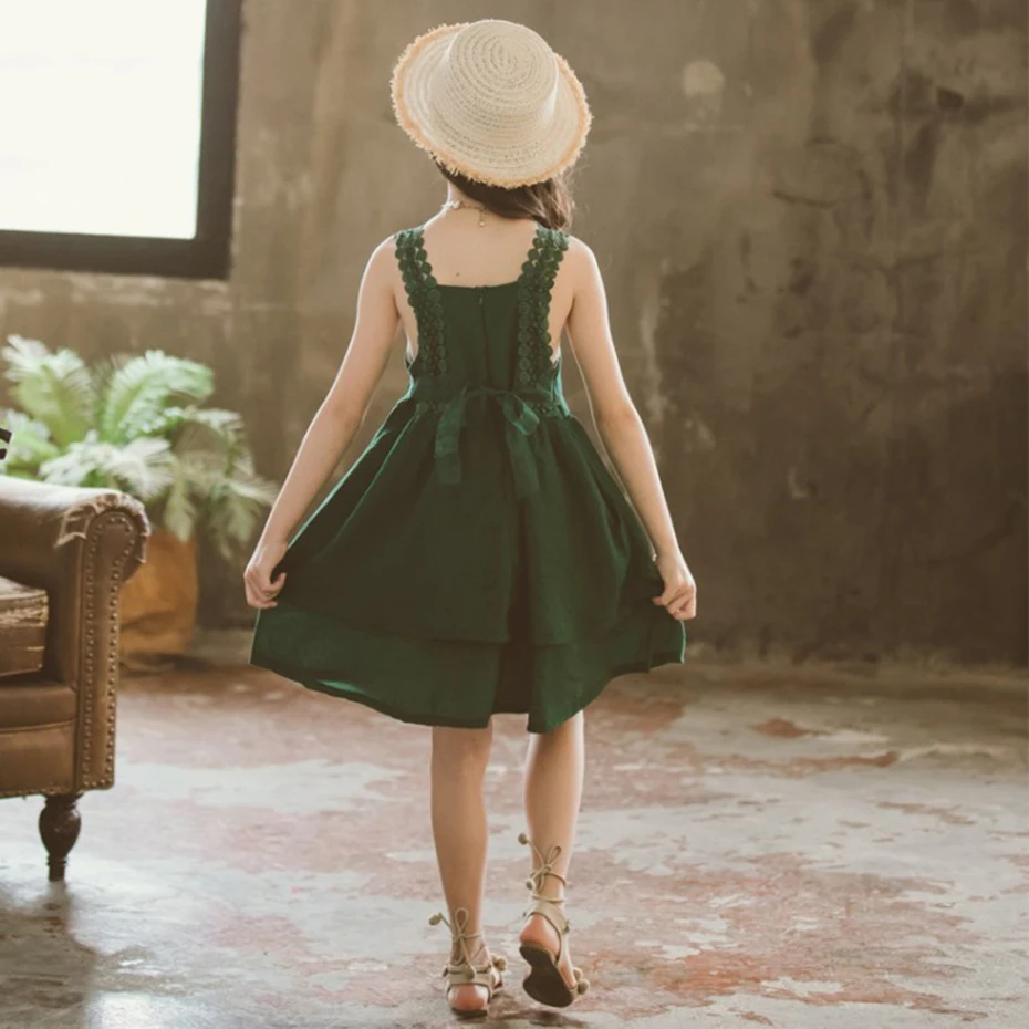 Нарядное платье для девочек кружевные многослойные платья с открытыми плечами