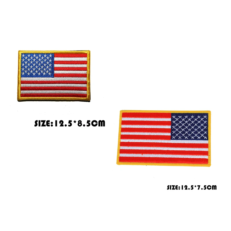 TSNK патч с вышивкой для любителей военных игр большой размер Флаг США арматура