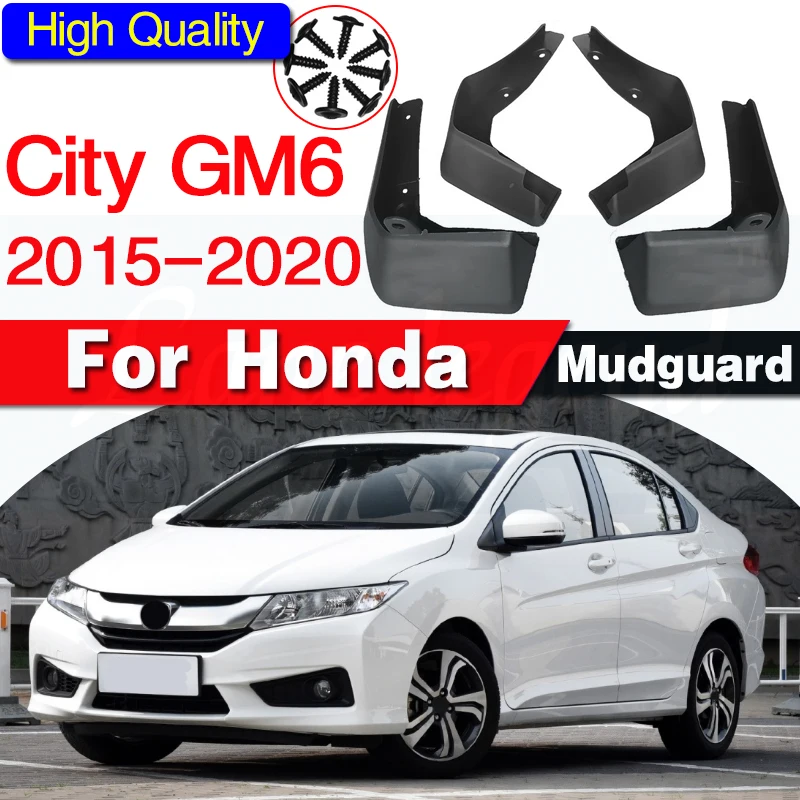 

4 шт., передние и задние брызговики для Honda City GM6 2015-2020 2017 2018 2019