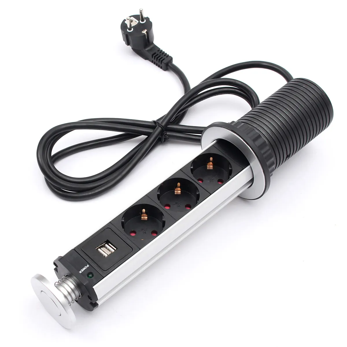 16A Выдвижная 3 розетка 2 usb порт для зарядки кухонный стол электрическая розетка настольные розетки выдвижные столешницы столешница