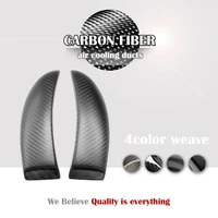 carbon fiber air ducts brake cooling mounting kit air cooling ducts system for for aprilia shiver dorsoduro 750