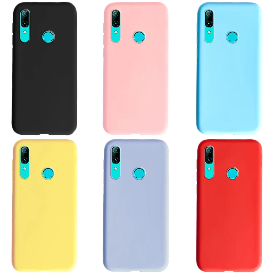 Чехол для Huawei P Smart 2019 чехол PSmart мягкий силиконовый карамельных цветов задняя